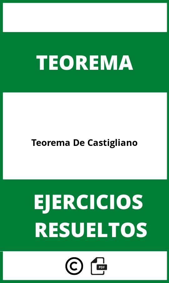 Teorema De Castigliano Ejercicios Resueltos Pdf